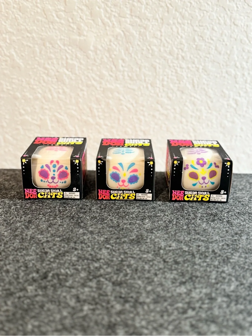 NeeDoh Sugar Skull Cats